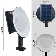 Lampe LED Rechargeable à Solaire IP65 avec Télécommande  Détecteur Infrarouge