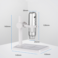 Microscope électronique numérique Wi-Fi Q-XW06, grossissement Portable 50x 1000x