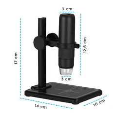 Microscope numérique Wi-Fi LED, grossissement 50x 1000x, résolution HD, Portable