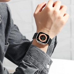 Smartwatch S9 Ultra 49mm Bracelet en Silicone Montre Numérique Podomètre
