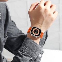 Smartwatch S9 Ultra 49mm Bracelet en Silicone Montre Numérique Podomètre