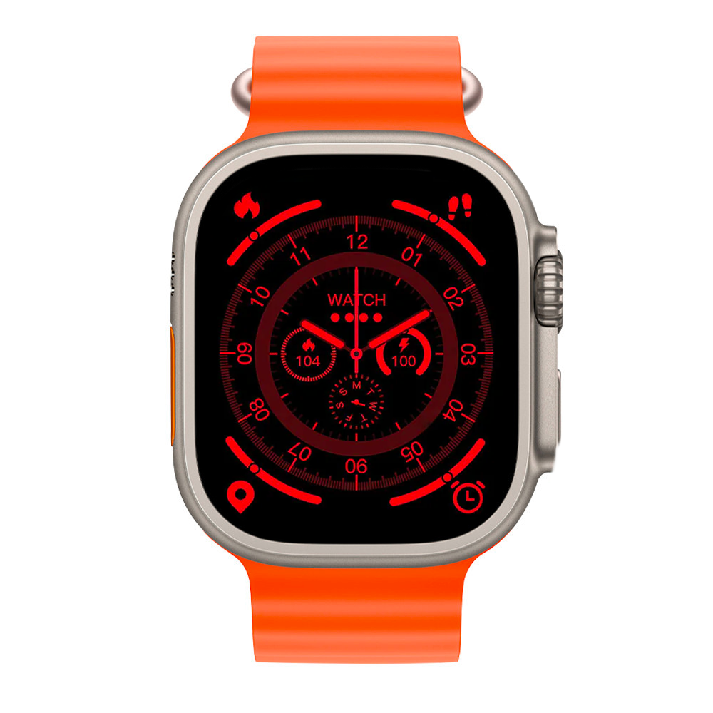 Smartwatch S9 Ultra 49mm Bracelet en Silicone Montre Numérique Podomètre