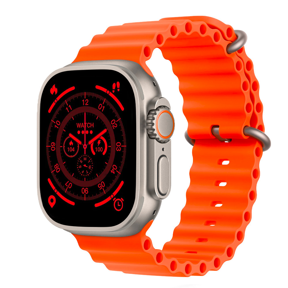 Smartwatch S9 Ultra 49mm Bracelet en Silicone Montre Numérique Podomètre