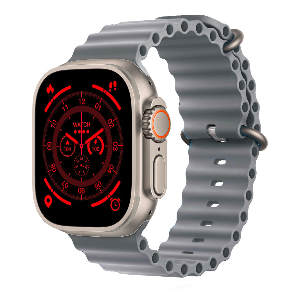 Smartwatch S9 Ultra 49mm Bracelet en Silicone Montre Numérique Podomètre