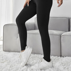 Legging femme taille haute TANYA sports d'été en tissu élastique