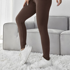 Legging femme taille haute TANYA sports d'été en tissu élastique