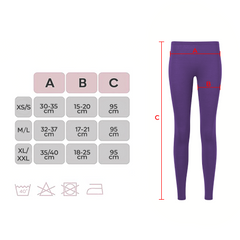 Legging femme taille haute TANYA sports d'été en tissu élastique