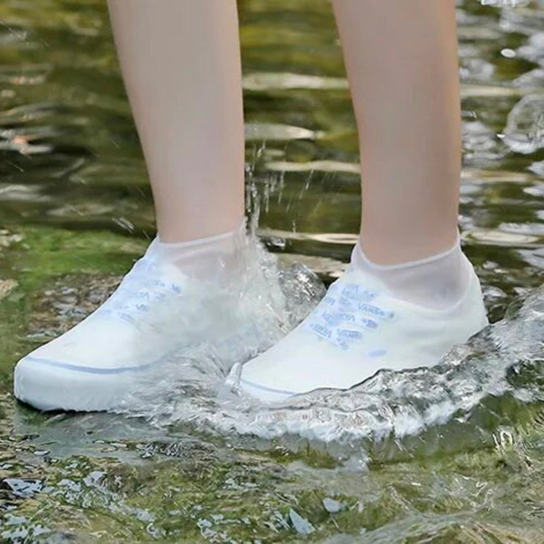 Couvre-chaussures Silicone Imperméable et Antidérapant Réutilisables et Lavables