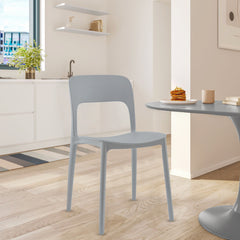 Pack 6 chaises STYLE polypropylène Design moderne empilables Home Bar Restaurant
