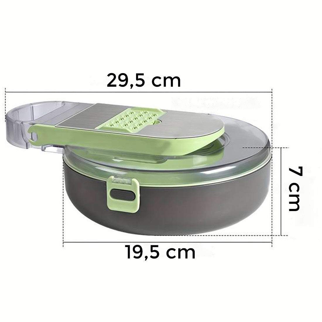 Hachoir à viande Multifonction 9 en 1 Râpe, Broyeur et Coupe Accessoires Inclus