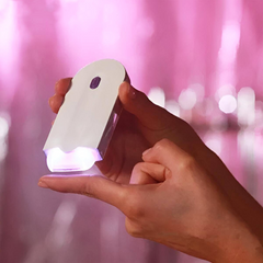 Épilation faciale corporelle portable rechargeable par USB avec lumière 2 têtes