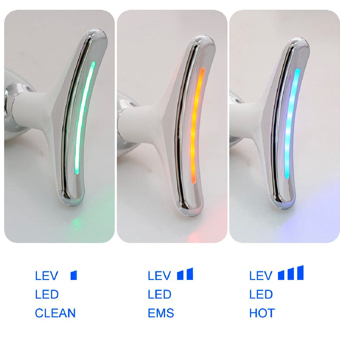 Masseur de Beauté Rechargeable pour Massage Anti-Âge du Cou et du Visage