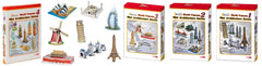 Puzzle 3D monuments du monde, mini-architectures jouets de différents modèles
