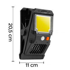 Lampe LED solaire capteur répulsif d'insectes clip lumière d'urgence polyvalent
