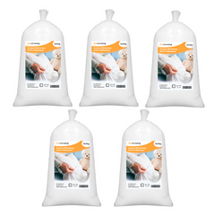 Ouate siliconé  5 kg polyester idéal pour le rembourrage peluches et coussins.