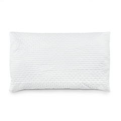 Oreiller de lit orthopédique en plume hypoallergénique matelassé anti-acariens