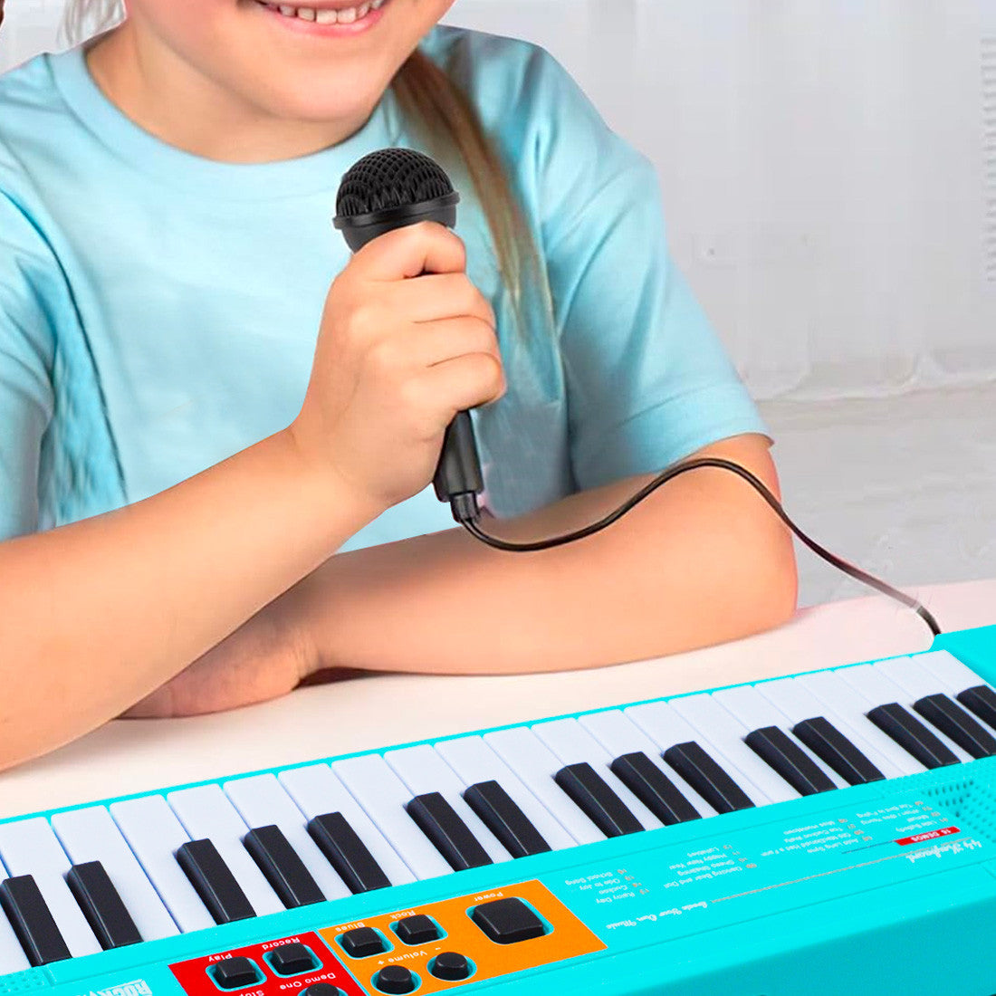 Piano électronique pour enfants avec microphone 26 touches éducatif +6 ans