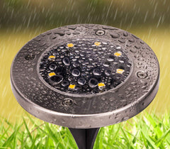 4 pz Projecteur d'Escalier Solaire 8 LED Lumière Froide Imperméable Extérieur