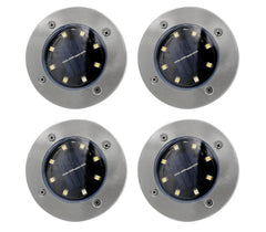 8 pz Projecteur d'Escalier Solaire 8 LED Lumière Froide Imperméable Extérieur