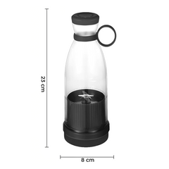 Mini bouteille de smoothie rechargeable portable pour mélangeur de jus portable