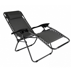 Chaise Gravita Zero pliante avec dossier inclinable fauteuil textilèneà étranger