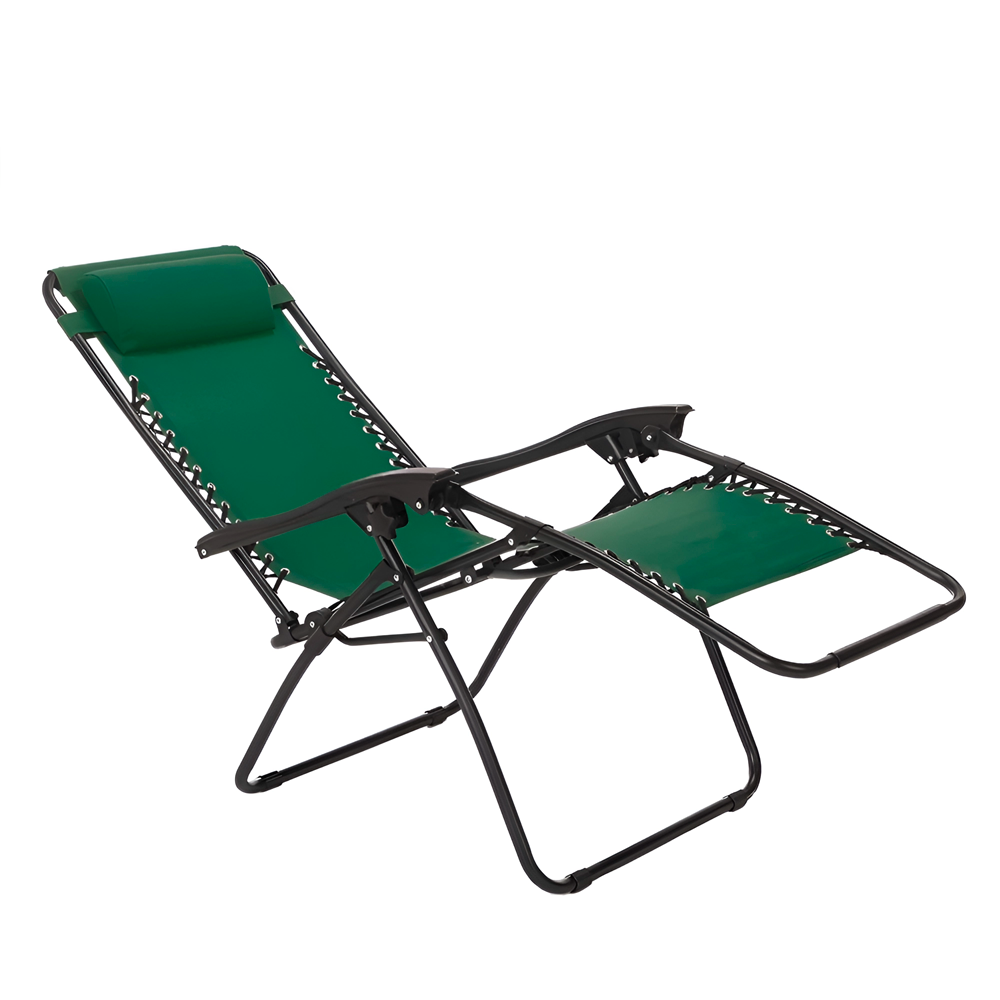 Chaise Gravita Zero pliante avec dossier inclinable fauteuil textilèneà étranger