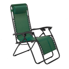 Chaise Gravita Zero pliante avec dossier inclinable fauteuil textilèneà étranger