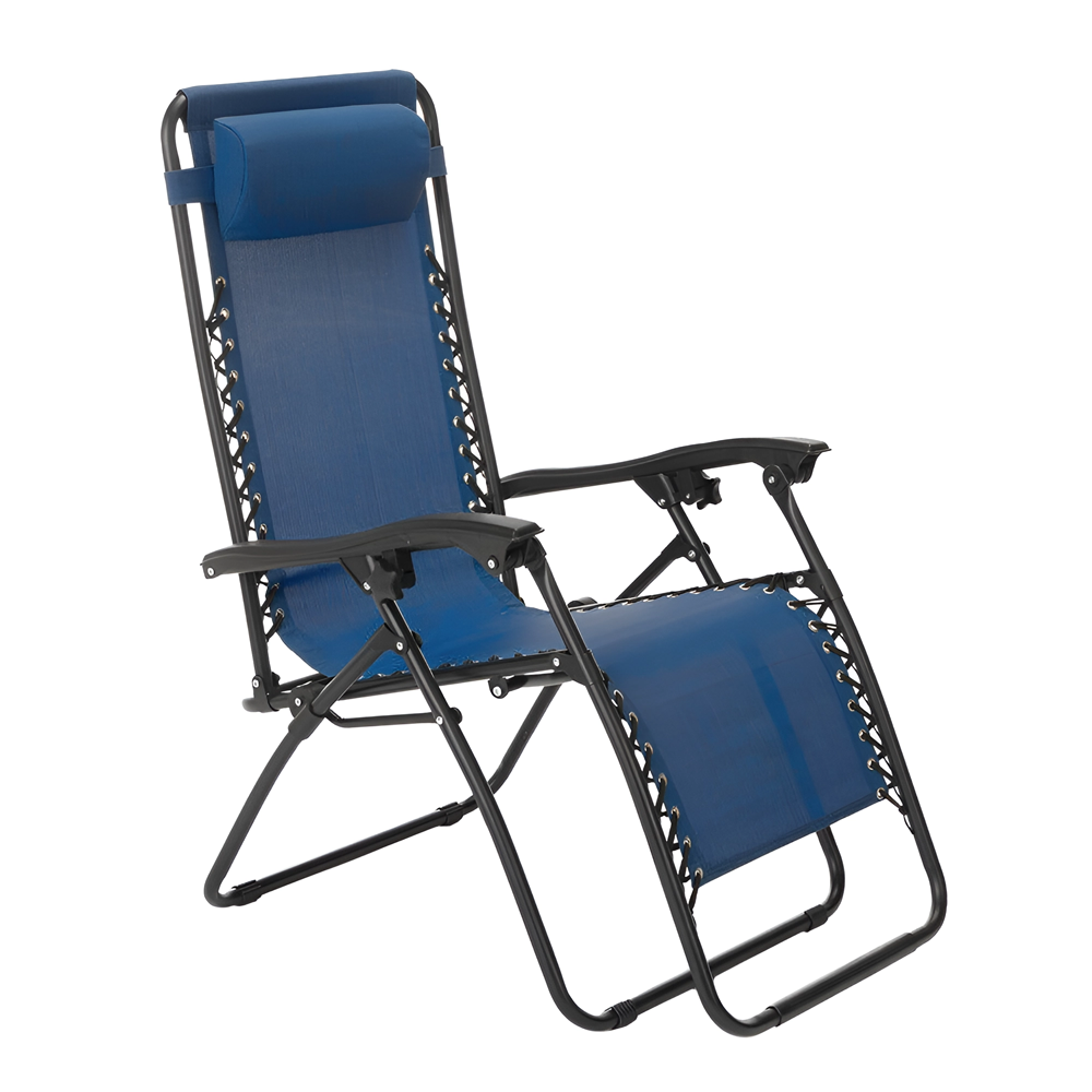 Chaise Gravita Zero pliante avec dossier inclinable fauteuil textilèneà étranger