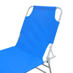 2309 Transat pliant avec dossier réglable pour plage ou jardin