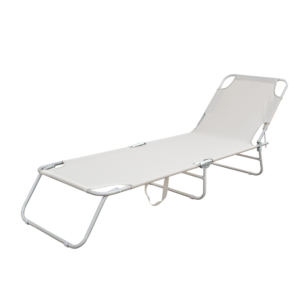 2309 Transat pliant avec dossier réglable pour plage ou jardin