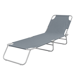 2309 Transat pliant avec dossier réglable pour plage ou jardin