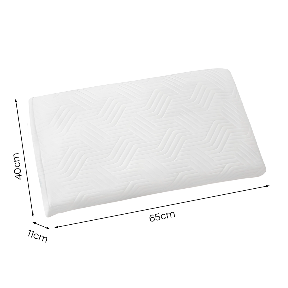 Oreiller en Memory Foam Cervical Fresco Respiro avec Essence d'Aloe Vera