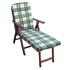 MOLISANA Artlegno Fauteuil inclinable Repose-pieds amovible Structure en bois