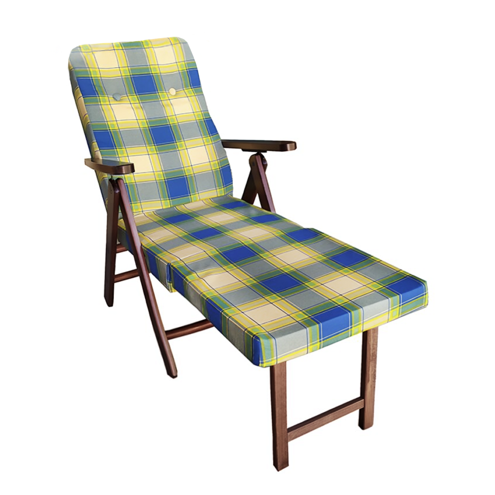 MOLISANA Artlegno Fauteuil inclinable Repose-pieds amovible Structure en bois