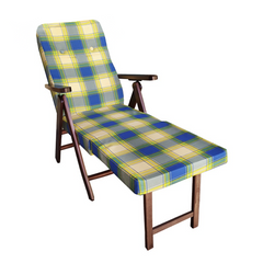 MOLISANA Artlegno Fauteuil inclinable Repose-pieds amovible Structure en bois
