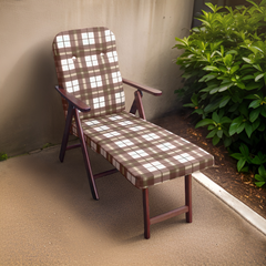 MOLISANA Artlegno Fauteuil inclinable Repose-pieds amovible Structure en bois