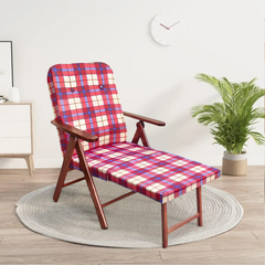 MOLISANA Artlegno Fauteuil inclinable Repose-pieds amovible Structure en bois