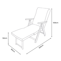 MOLISANA Artlegno Fauteuil inclinable Repose-pieds amovible Structure en bois