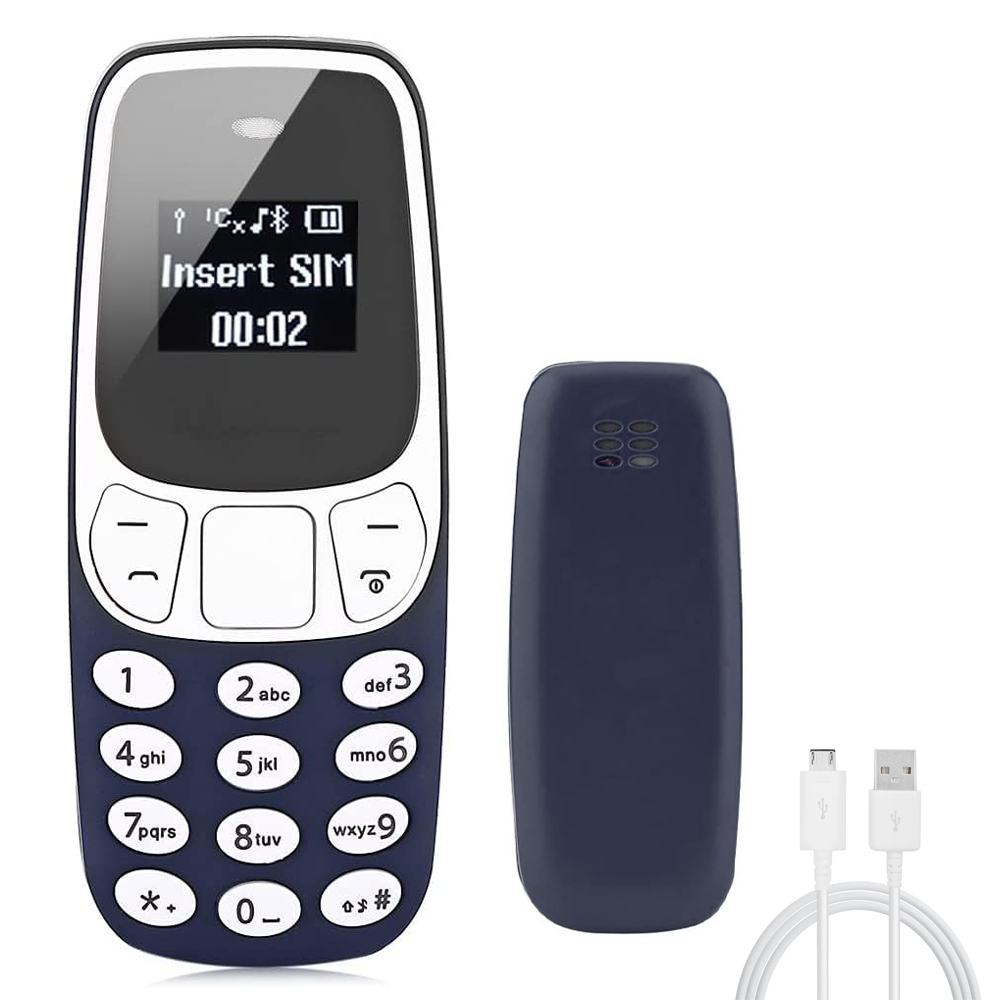 Mini téléphone portable poche avec double SIM GSM sans fil entrée carte SD MP3