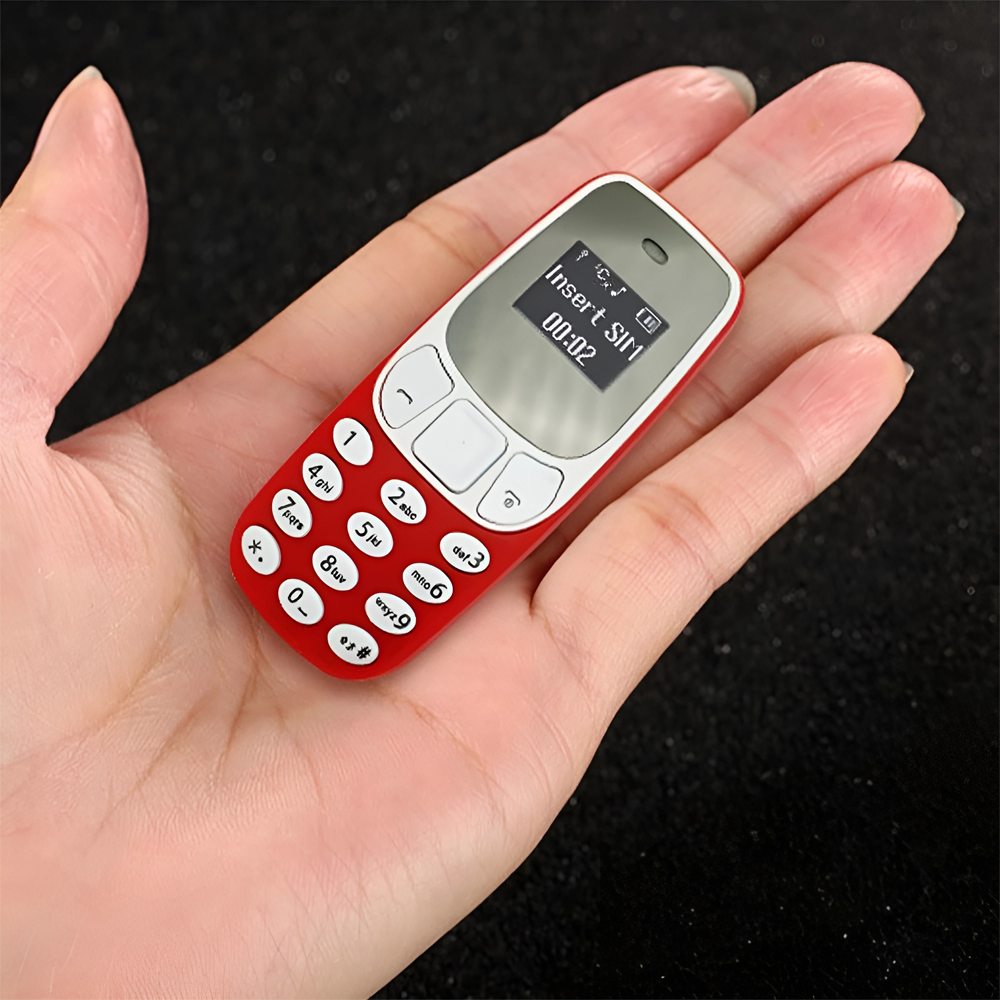 Mini téléphone portable poche avec double SIM GSM sans fil entrée carte SD MP3