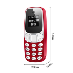 Mini téléphone portable poche avec double SIM GSM sans fil entrée carte SD MP3
