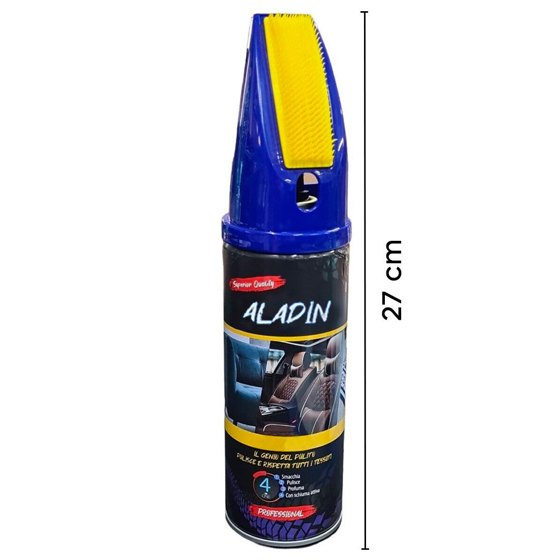 2pcs Détachant ALADIN pour Sièges Auto 400ml Idéal pour Tissus Moquettes et Cuir