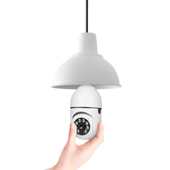 2 pièces Caméra Wi-Fi lampe cachée ampoule intérieure et extérieure Zoom