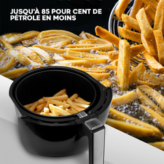 Friteuse à air 3,5 litres avec panier amovible 1500 W écran tactile et minuteur