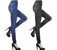  J0173 - Jeggins détail patch - divers coloris - Mode féminine