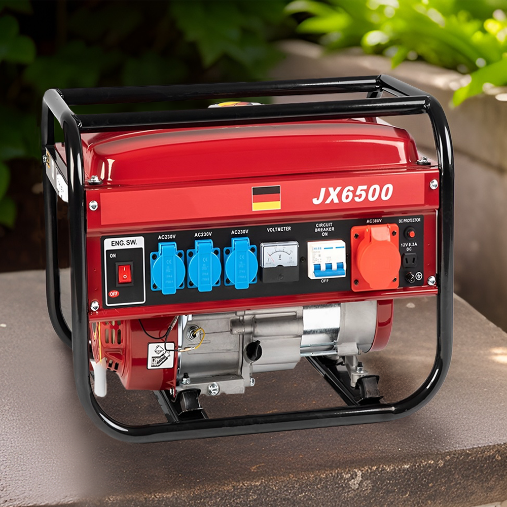 Générateur Courant Moteur Essence 4 Temps Groupe Électrogène 5,5CV 196cc 2000W