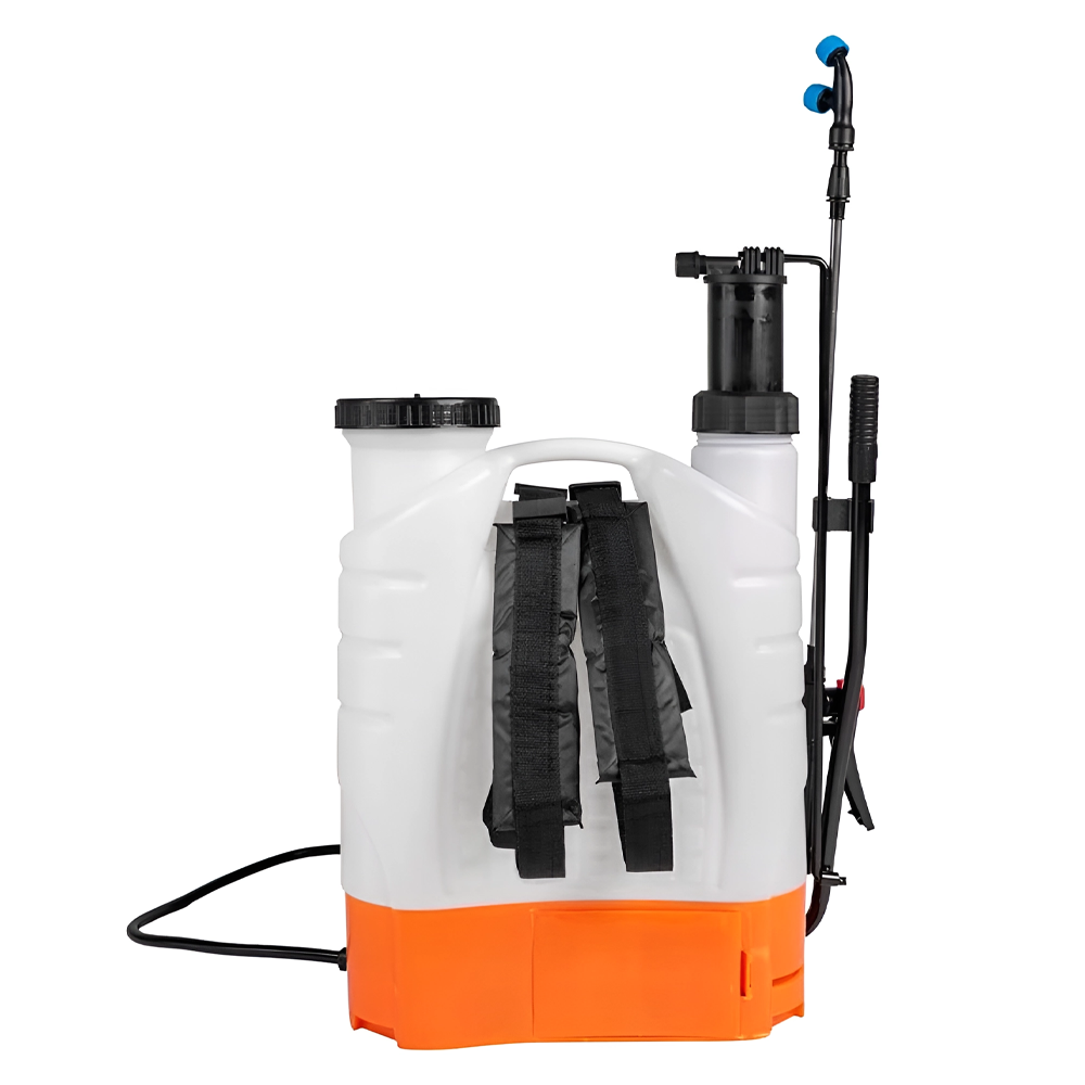 Pulvérisateur dorsal 2 en 1, 16 litres, Batterie rechargeable de 12V