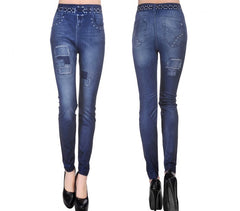  J0173 - Jeggins détail patch - divers coloris - Mode féminine
