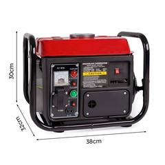 Générateur Courant Moteur à Essence 2 Temps 1000W Groupe Électrogène Portable