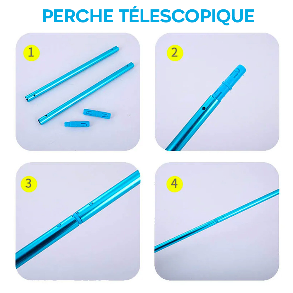 Plumeau Électrique Rechargeable Brosse Rotative Nettoyage 2 Têtes Sans Fil